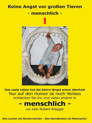 cover image of Keine Angst vor großen Tieren--menschlich--1